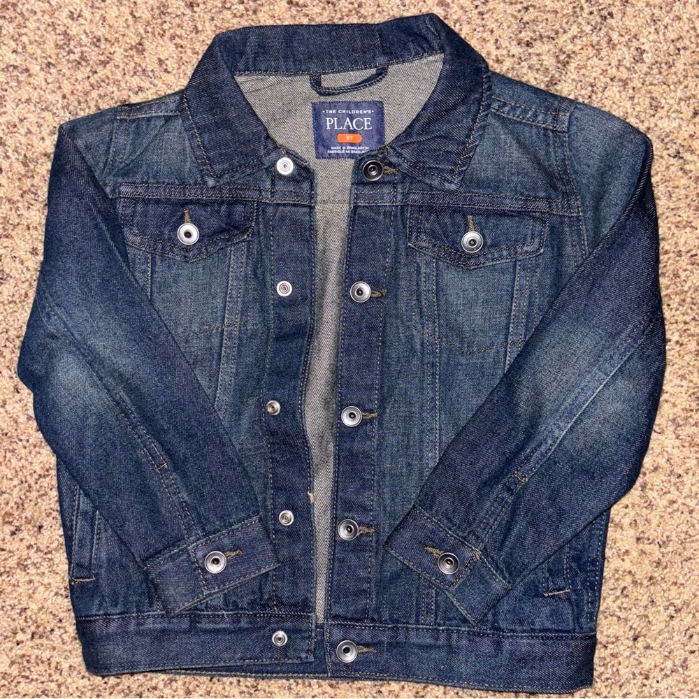 Children’s place toddler boys denim jacket 5T